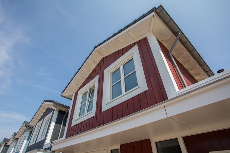 Deeplas dakrand woning detail