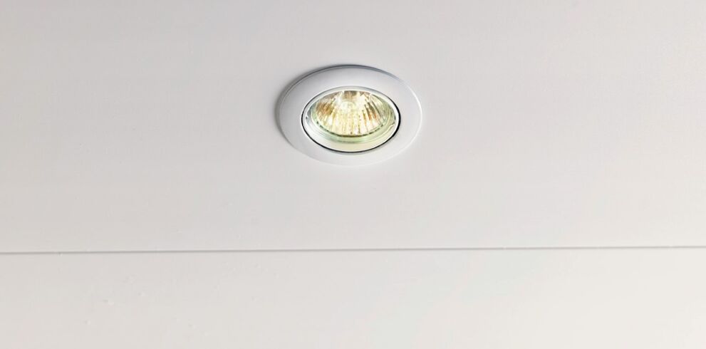 Florence plafond binnen met inbouwspotje