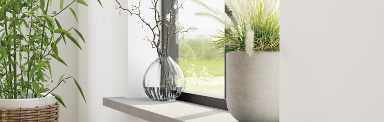 Lignodur Stone vensterbank - beton lichtgrijs