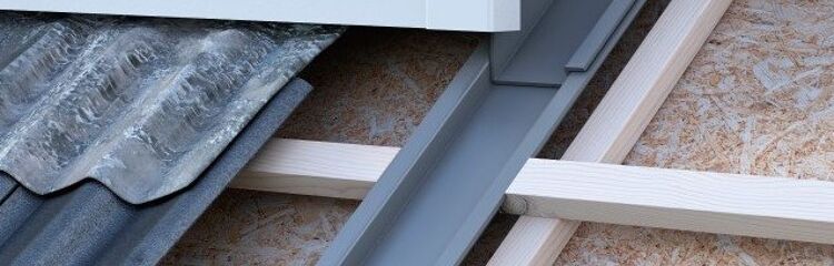 Verholen goot dak - detail