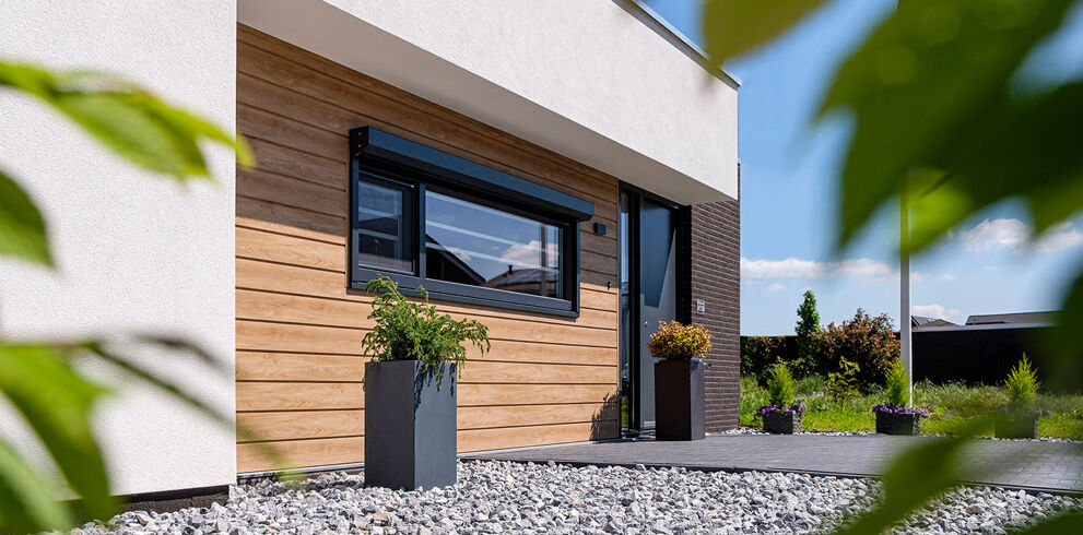 Patiowoning Uden met gevelbekleding