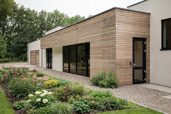 Houten gevelbekleding