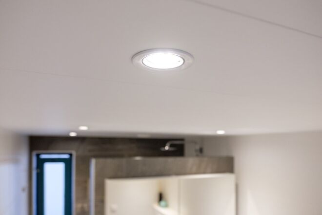 Plafond in badkamer