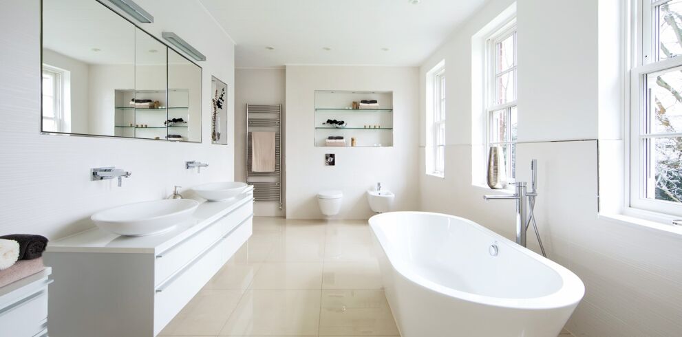 Florence plafond badkamer - wit