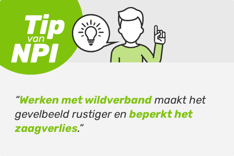 Tip van NPI - werken met wildverband