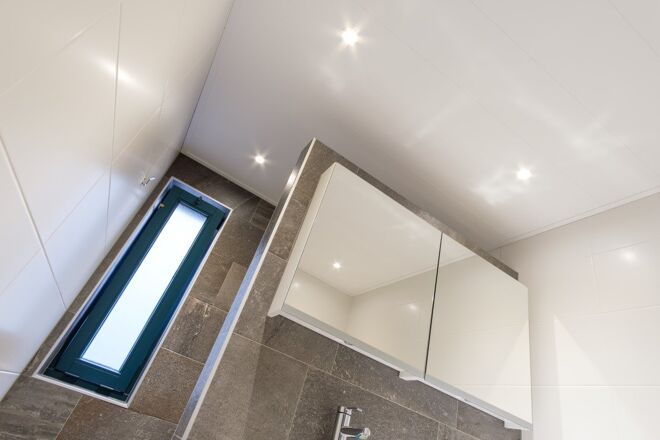 Plafond in badkamer