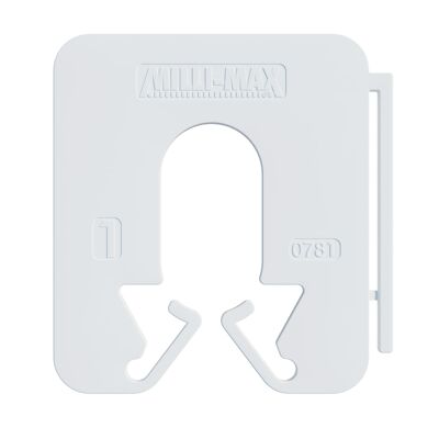 Milli-Max uitvulplaatje 1mm 360 stuks