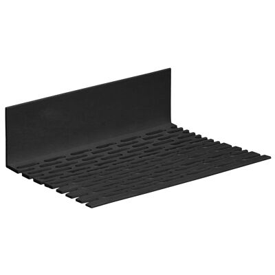 Geperforeerd hoekprofiel 90 x 30 mm - Zwart