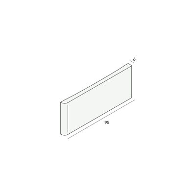 Tekening Afwerkprofiel 95x6mm
